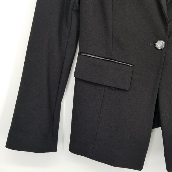 White House Black Market Ponte Knit Blazer Jacket 0 - Picture 6 of 13